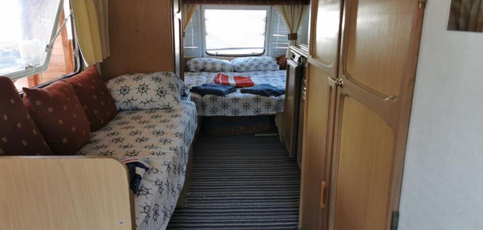 Sea Caravan On The Beach Kiten  Exterior foto