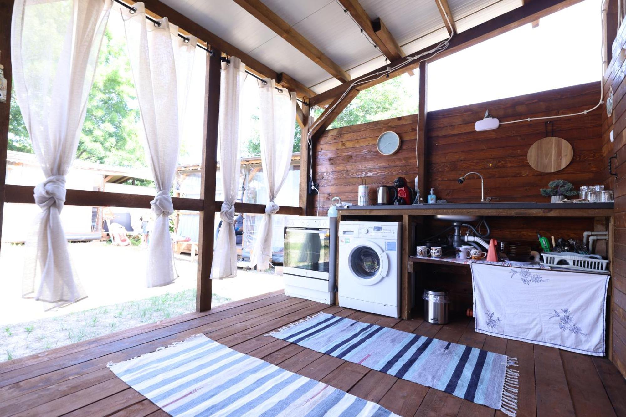 Sea Caravan On The Beach Kiten  Exterior foto